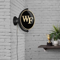 The Fan-Brand Wake Forest University Original Oval Rotating Lighted Sign                                                        