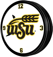 The Fan-Brand Wichita State University WSU Seal Retro Lighted Wall Clock                                                        