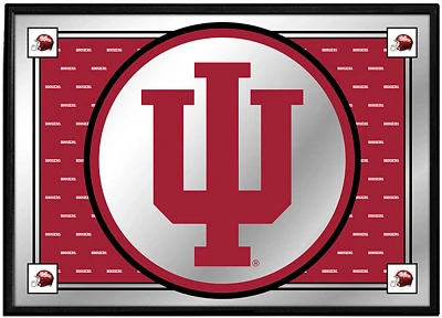 The Fan-Brand Indiana University Team Spirit Framed Mirrored Wall Sign                                                          