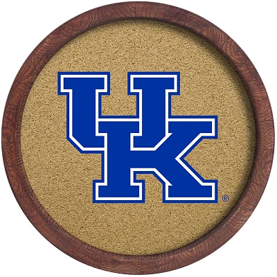 The Fan-Brand University of Kentucky “Faux” Barrel Framed Cork Board                                                        