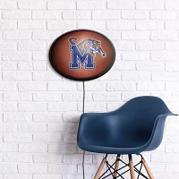 The Fan-Brand University of Memphis Pigskin Oval Slimline Lighted Sign                                                          