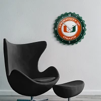 The Fan-Brand University of Miami Bottle Cap Clock                                                                              