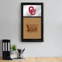 The Fan-Brand University of Oklahoma Dual Logo Mirrored Cork Note Board                                                         