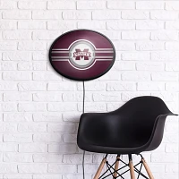 The Fan-Brand Mississippi State University Maroon Oval Slimline Lighted Wall Sign                                               