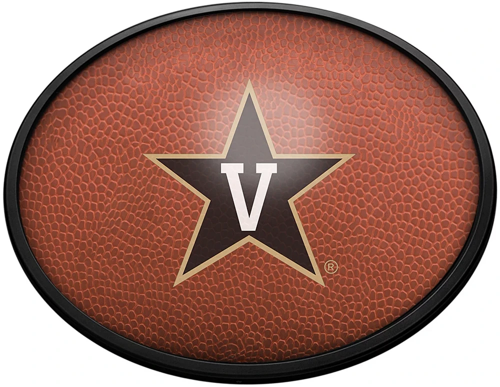 The Fan-Brand Vanderbilt University Pigskin Oval Slimline Lighted Wall Sign                                                     