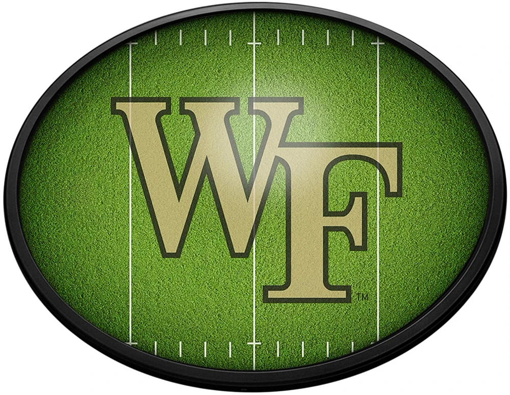The Fan-Brand Wake Forest University On the 50 Oval Slimline Lighted Wall Sign                                                  