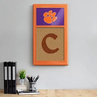 The Fan-Brand Clemson University Dual Logo Cork Note Board                                                                      