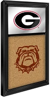 The Fan-Brand University of Georgia Dual Logo Mirrored Cork Note Board                                                          