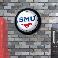 The Fan-Brand Southern Methodist University SMU Retro Lighted Wall Clock                                                        