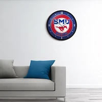 The Fan-Brand Southern Methodist University Modern Disc Clock                                                                   