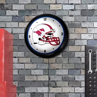 The Fan-Brand Southern Methodist University: Helmet Retro Lighted Wall Clock                                                    