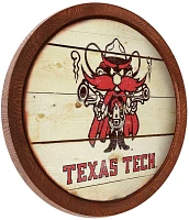 The Fan-Brand Texas Tech University Raider Weathered Faux Barrel Top Sign                                                       