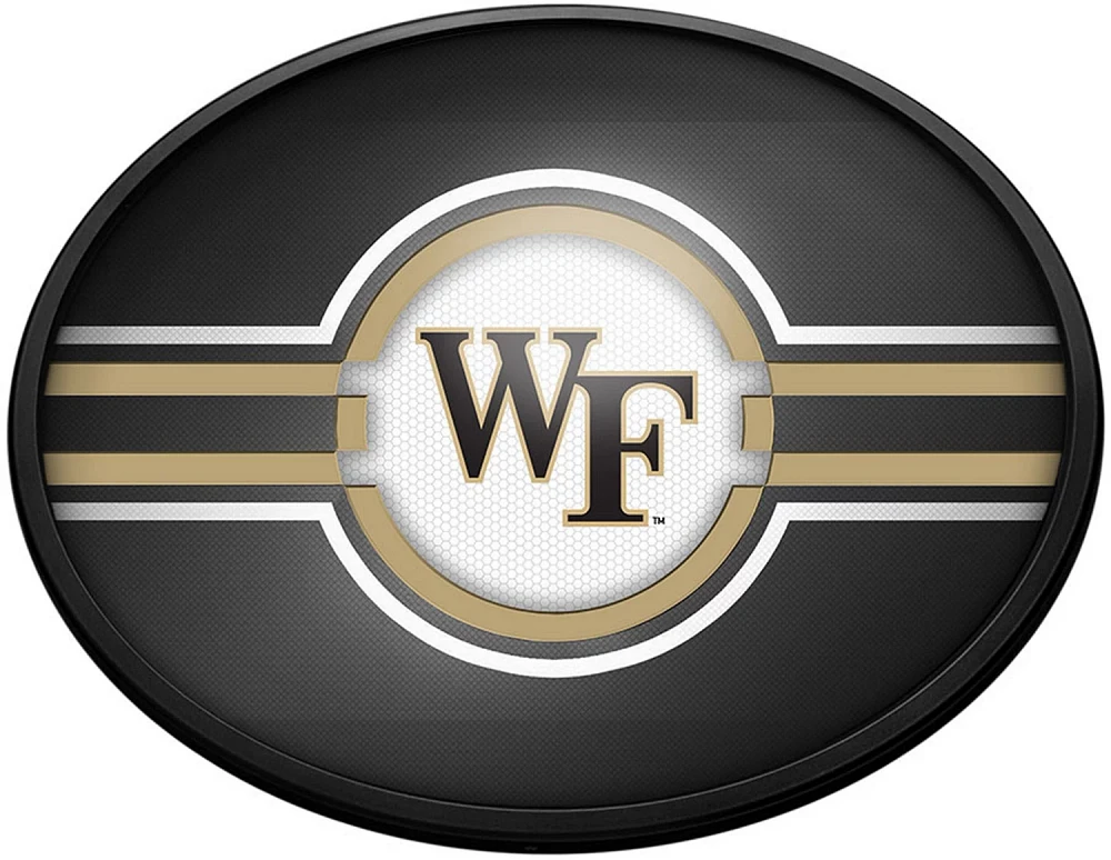 The Fan-Brand Wake Forest University Oval Slimline Lighted Wall Sign