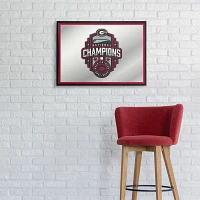 The Fan-Brand University of Georgia National Champions Framed Mirrored Wall Sign                                                