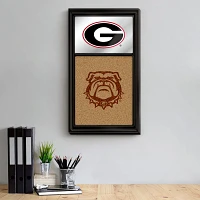 The Fan-Brand University of Georgia Dual Logo Mirrored Cork Note Board                                                          