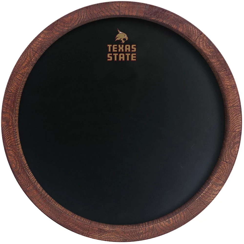 The Fan-Brand Texas State University Barrel Top Chalkboard                                                                      