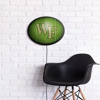 The Fan-Brand Wake Forest University On the 50 Oval Slimline Lighted Wall Sign                                                  