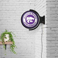 The Fan-Brand Kansas State University Round Rotating Lighted Sign                                                               