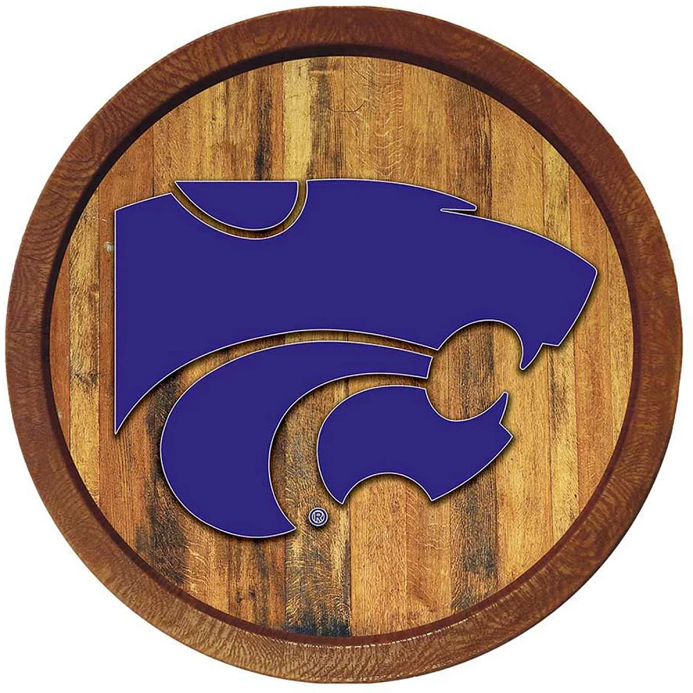 The Fan-Brand Kansas State University Faux Barrel Top Sign                                                                      