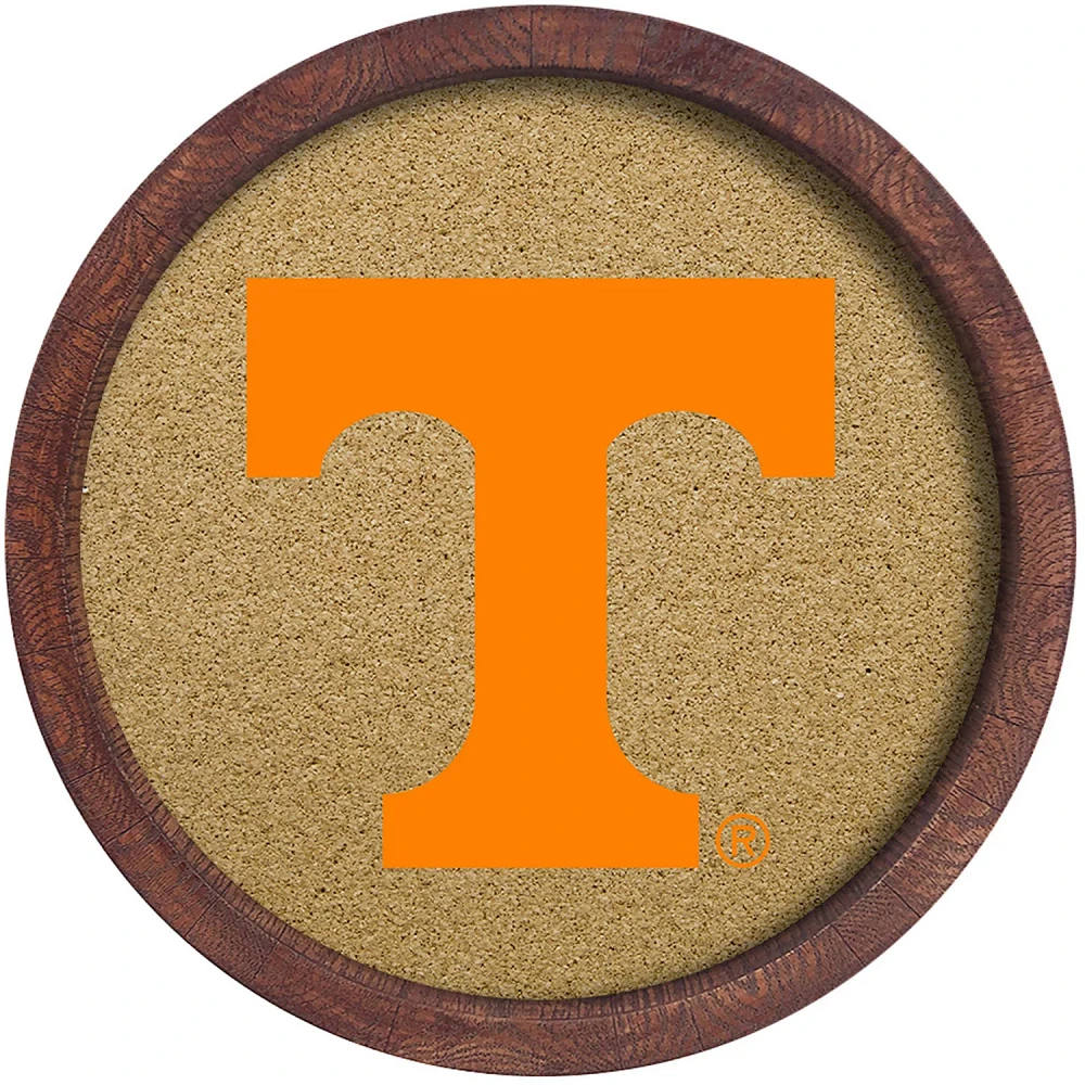 The Fan-Brand University of Tennessee “Faux” Barrel Framed Cork Board                                                       
