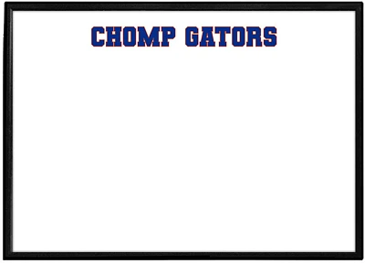 The Fan-Brand University of Florida Chomp Gator Dry Erase Sign                                                                  