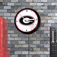 The Fan-Brand University of Georgia Retro Lighted Wall Clock                                                                    