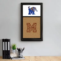 The Fan-Brand University of Memphis Dual Logo Cork Note Board                                                                   