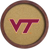 The Fan-Brand Virginia Tech Anchor “Faux” Barrel Framed Cork Board                                                          