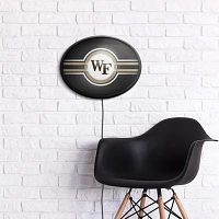 The Fan-Brand Wake Forest University Oval Slimline Lighted Wall Sign