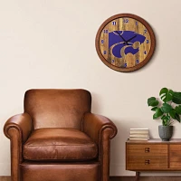 The Fan-Brand Kansas State University Faux Barrel Top Clock                                                                     