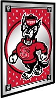 The Fan-Brand North Carolina State University Framed Mirrored Wall Sign                                                         