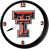 The Fan-Brand Texas Tech University Retro Lighted Wall Clock                                                                    