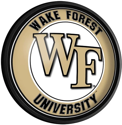 The Fan-Brand Wake Forest University Round Slimline Lighted Wall Sign                                                           