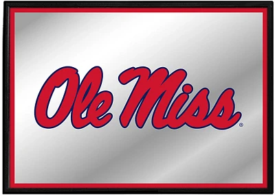 The Fan-Brand University of Mississippi Framed Mirrored Wall Sign                                                               