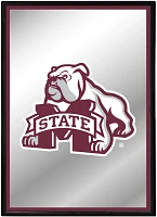 The Fan-Brand Mississippi State University Mascot Framed Mirrored Wall Sign                                                     