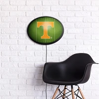 The Fan-Brand University of Tennessee One the 50  Oval Slimline Lighted Wall Sign                                               