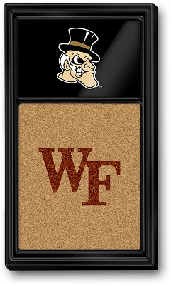 The Fan-Brand Wake Forest University Mascot Dual Logo Cork Note Board                                                           