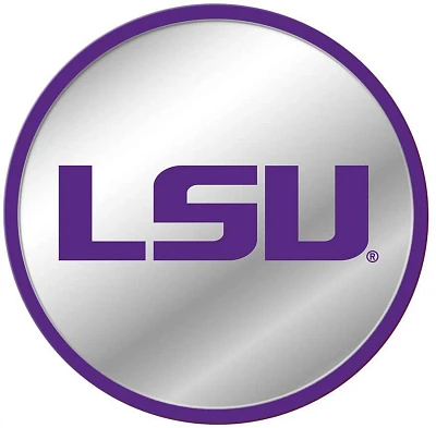 The Fan-Brand Louisiana State University Modern Disc Mirrored Wall Sign                                                         