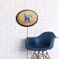 The Fan-Brand University of Memphis Hardwood Oval Slimline Lighted Sign                                                         