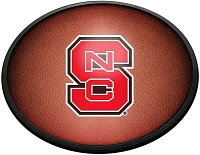 The Fan-Brand North Carolina State University Pigskin Oval Slimline Lighted Wall Sign                                           