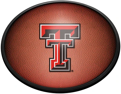 The Fan-Brand Texas Tech University Pigskin Oval Slimline Lighted Wall Sign                                                     