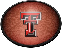 The Fan-Brand Texas Tech University Pigskin Oval Slimline Lighted Wall Sign                                                     