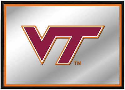 The Fan-Brand Virginia Tech University Framed Mirrored Wall Sign                                                                