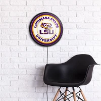 The Fan-Brand Louisiana State University Round Slimline Lighted Sign                                                            