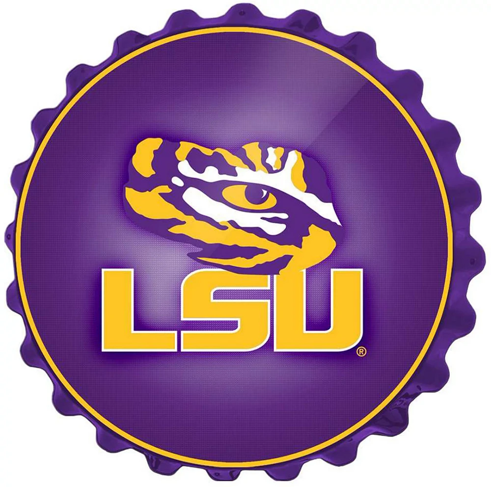The Fan-Brand Louisiana State University Bottle Cap Sign                                                                        