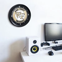 The Fan-Brand Wake Forest University Ribbed Wall Clock                                                                          