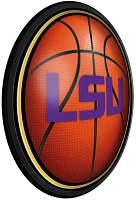 The Fan-Brand Louisiana State University Basketball Round Slimline Lighted Wall Sign                                            