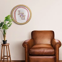 The Fan-Brand Louisiana State University Branded Baseball Faux Barrel Frame Sign                                                