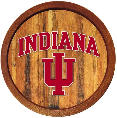 The Fan-Brand Indiana University Branded Faux Barrel Top Sign                                                                   