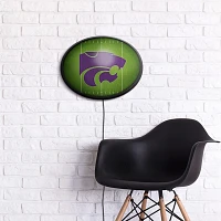 The Fan-Brand Kansas State University On the 50 Oval Slimline Lighted Sign                                                      